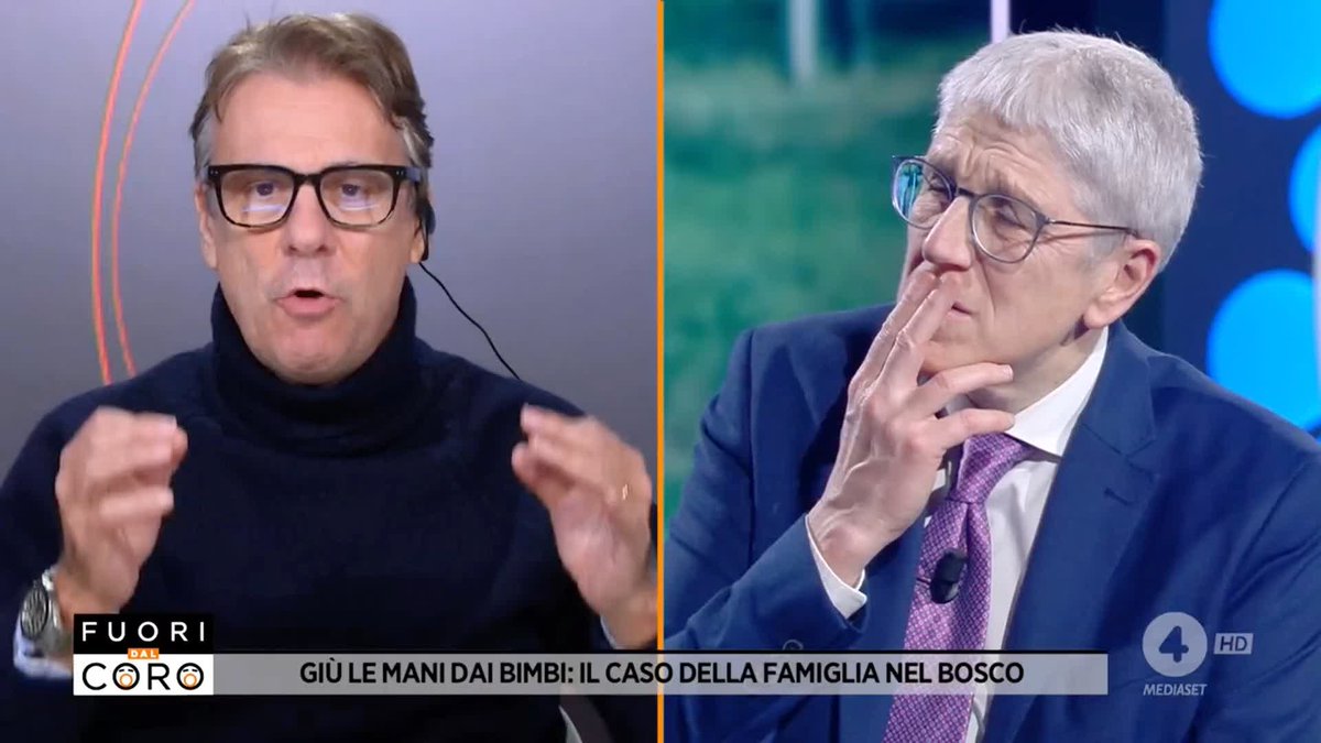 "Voglio combattere con tutte le forze che ho affinché una famiglia possa educare i propri figli come vuole!" Nicola Porro a #Fuoridalcoro sulle vicende dei bambini strappati alle loro famiglie per le scelte di vita "diverse"