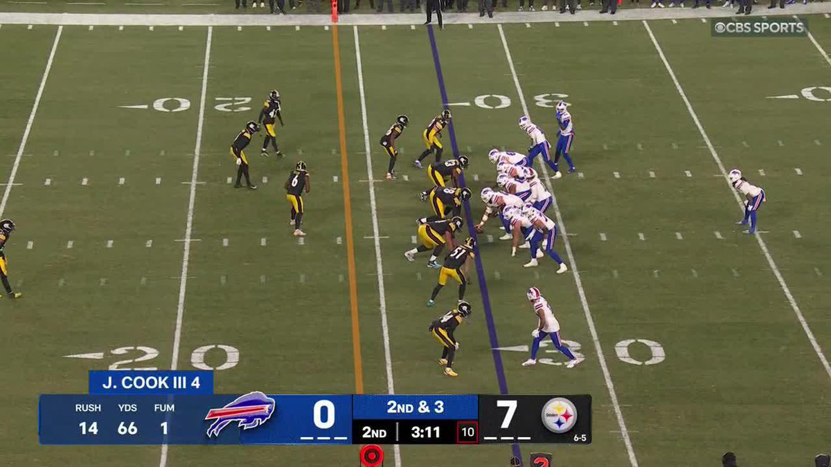 Josh Allen slides, gets hit, and chaos ensues