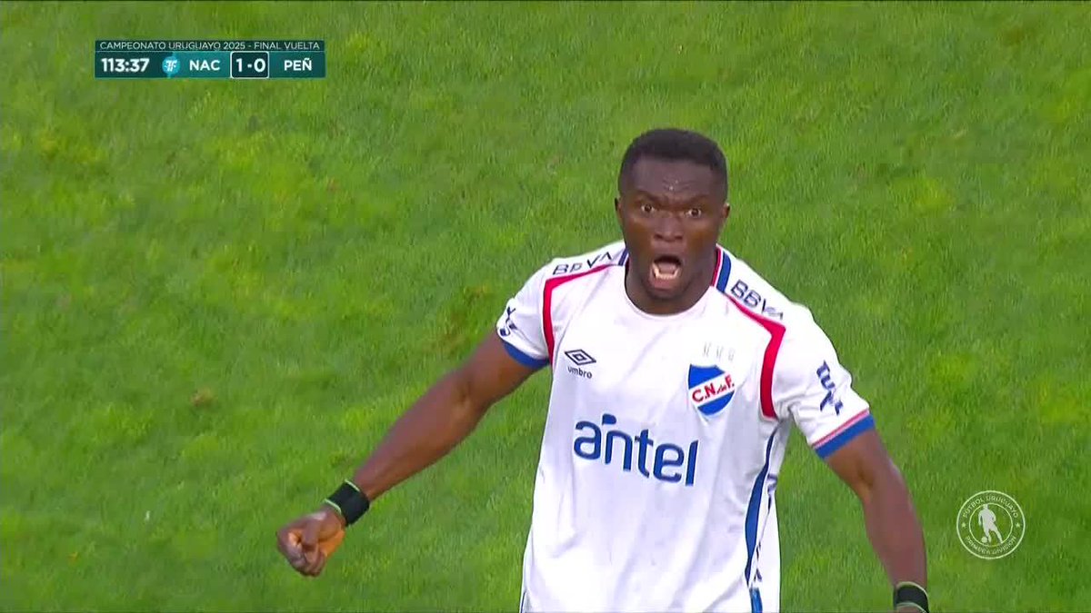 🤯🇳🇬🇺🇾 El gol del NIGERIANO Ebere para que Nacional le gane la FINAL a Peñarol a los ¡114 MINUTOS DEL ALARGUE!