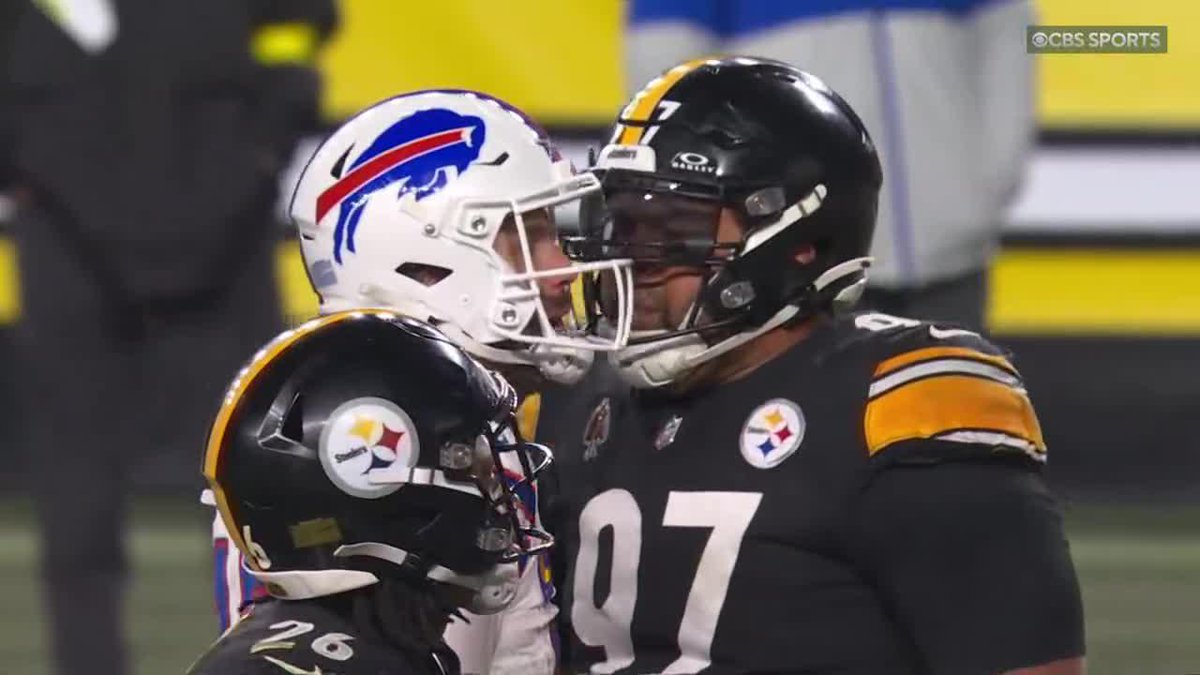 Cam Heyward gets called for taunting following the Bills TD