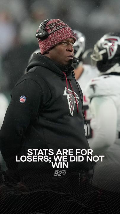 "Stats are for losers." - Raheem Morris Coach is keeping it blunt and 100% real with Dave Archer after a gut-punch loss where special teams mistakes cost the Falcons a W, even after Bijan Robinson shined. No excuses, just accountability. 📹 FOX 5 Sports