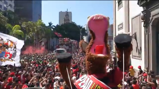 E o cavalinho do Flamengo tava como com o tetra da Libertadores?