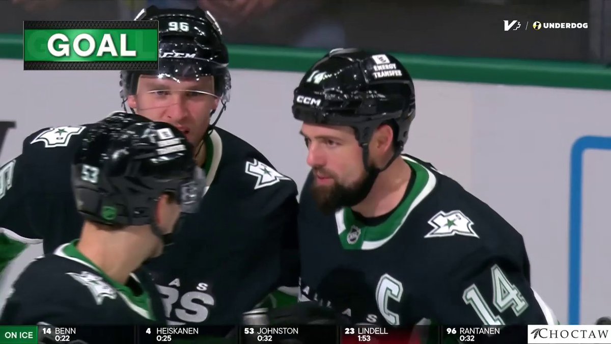 Four-game point streak = goal 4️⃣0️⃣2️⃣ for Jamie Benn! ⭐️