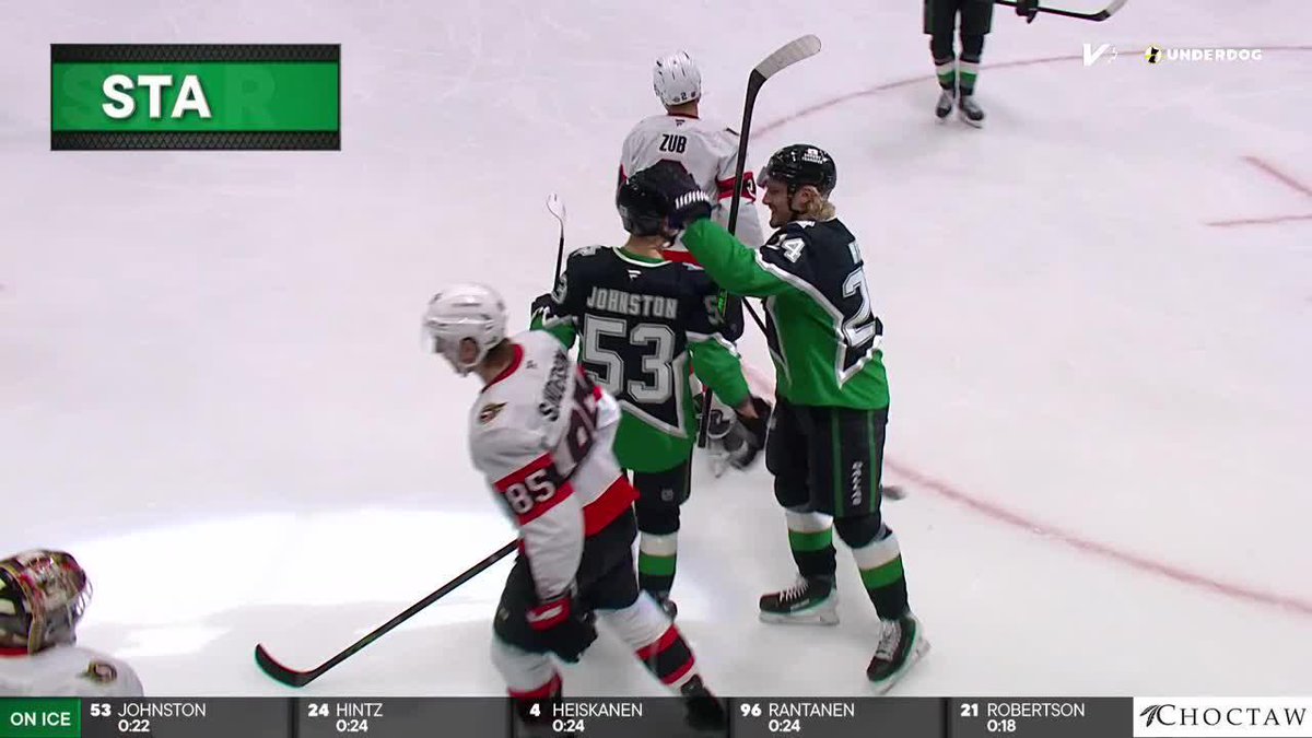 ANOTHER PPG for Wyatt Johnston to complete the HATTY 🎩🚨
