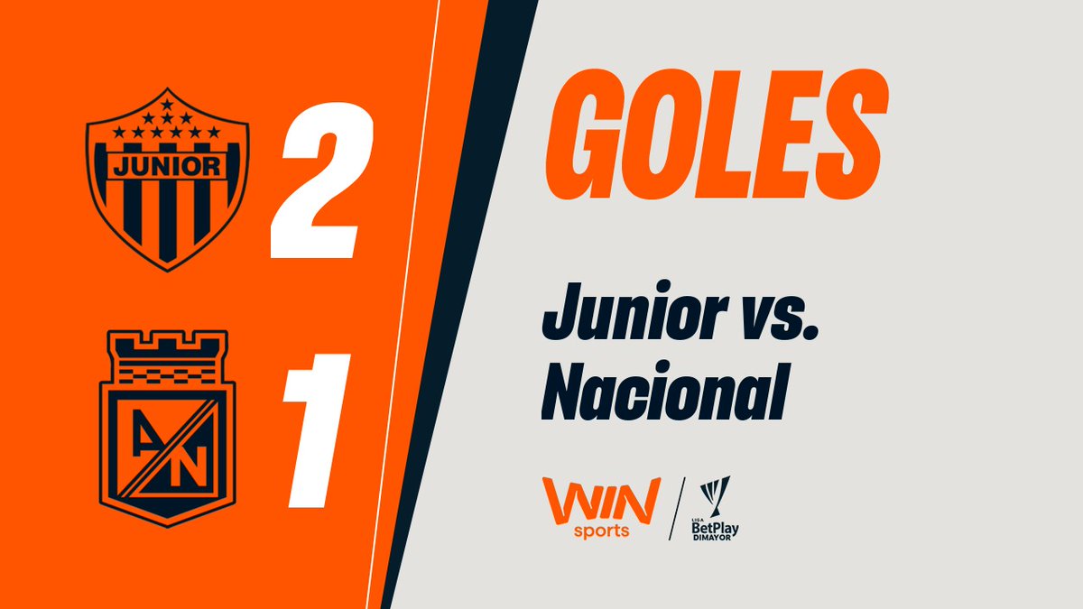"Atlético Nacional" Porque Junior de Barranquilla le rompió bien el orto por 2-1 por la Liga de Colombia. Tenían que ganar para estar en la punta pero la única punta que agarraron fue la tremenda mondá del tiburón, alta putita el Verdolaga.