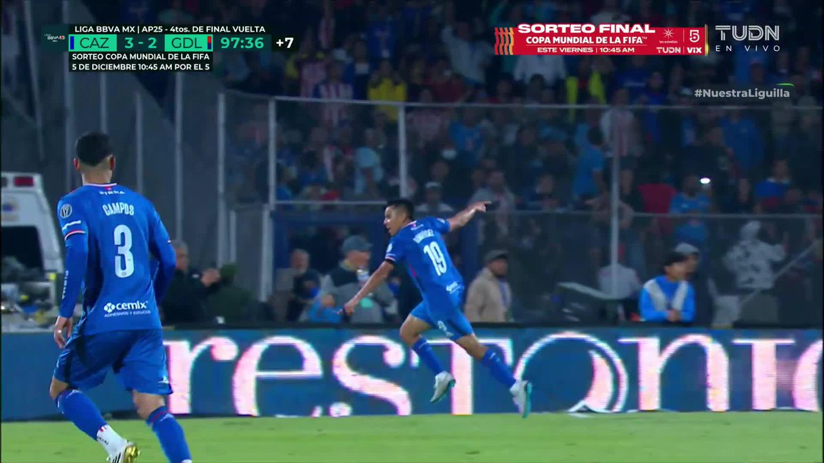 "Charly Rodríguez": Porque convirtió el gol para la victoria del Cruz Azul ante Chivas
