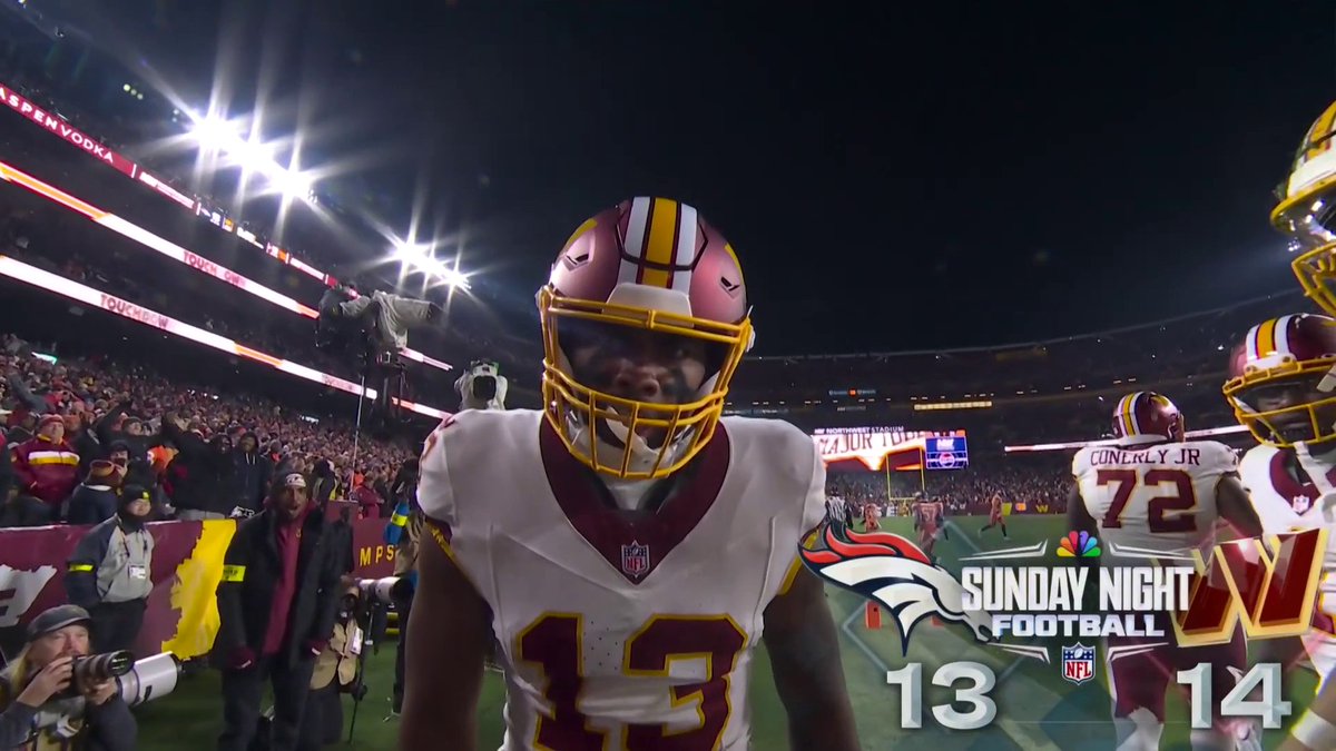 TREYLON BURKS. CATCH OF THE YEAR? 🤯 📺 NBC and Peacock