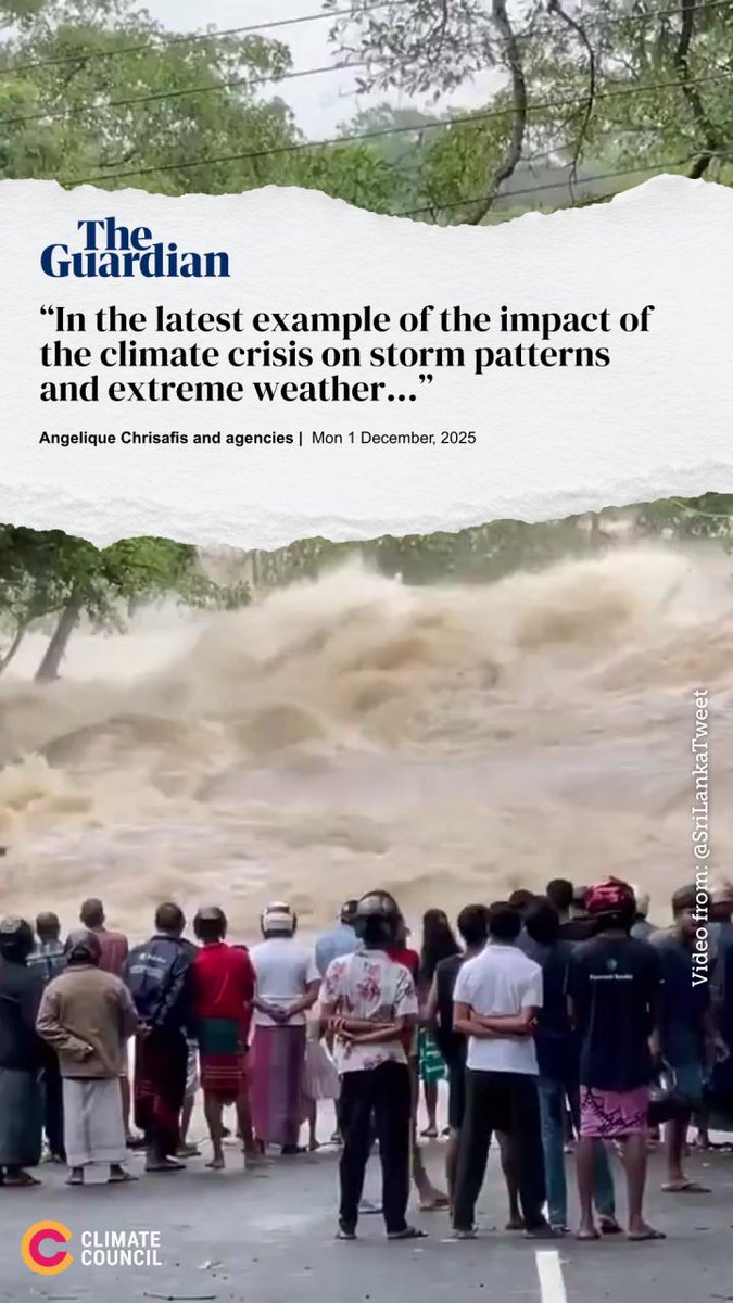 Climate change is making our atmosphere hotter and wetter, leading to more intense rainfall and damaging storms. Our hearts are with all those affected right now by the climate impacts unfolding in Sri Lanka, Thailand, Indonesia, and Malaysia 🧡