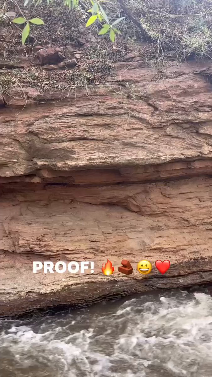 Can you identify what is not a natural formation here?
