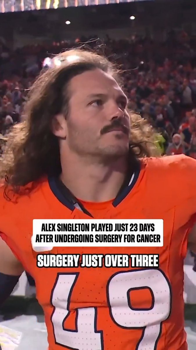 Inspirational 🙏 Alex Singleton | @broncos