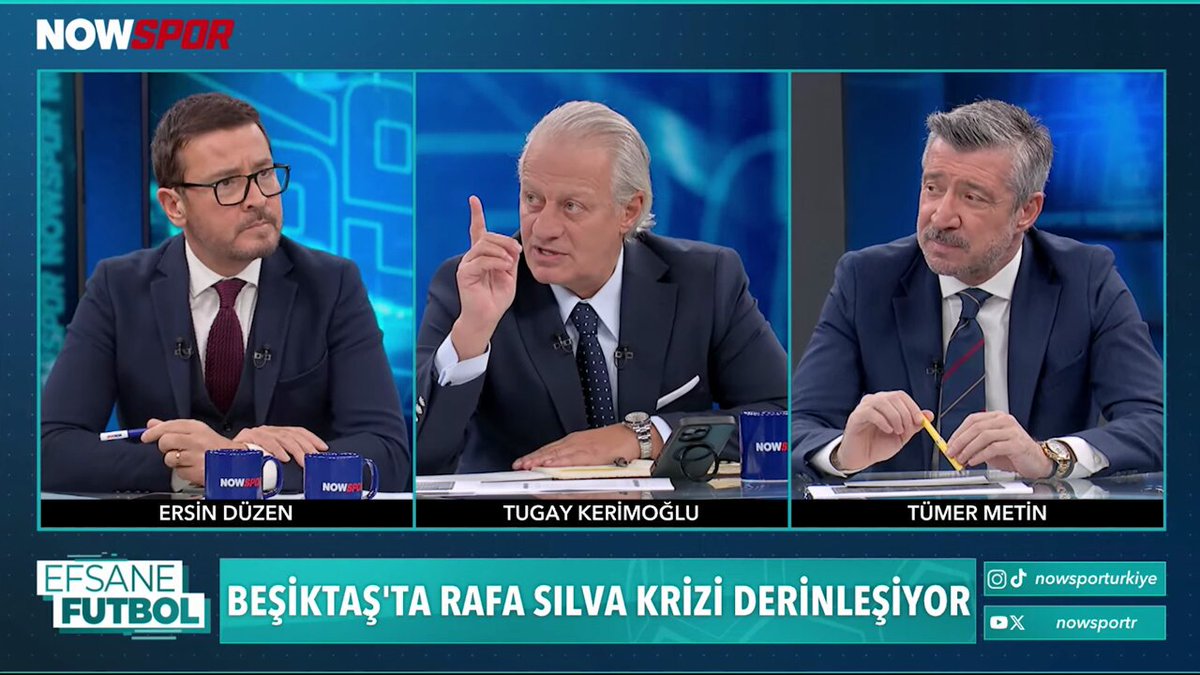 🗣️Tugay Kerimoğlu: "Bu Rafa Silva sürecinin içinden Mourinho çıkarsa şaşırmayın." 🗣️Ersin Düzen: "Hiç şaşırmam."