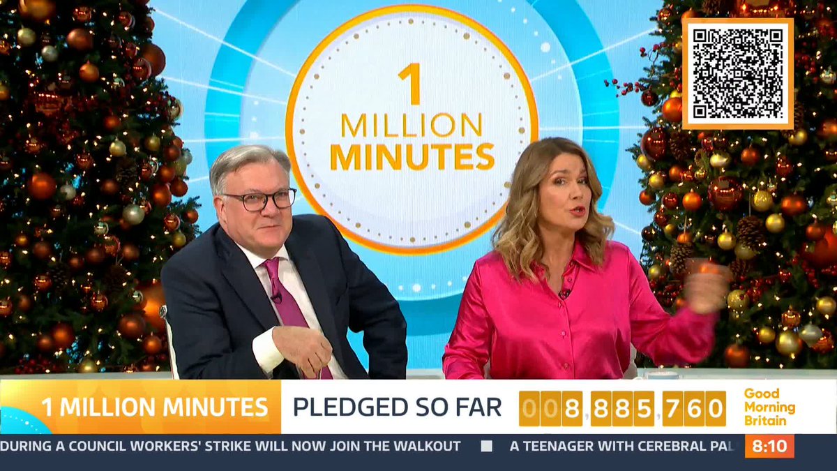 Today marks the launch of this year's 1 Million Minutes campaign, and we've already seen a huge response with over eight and a half million minutes pledged! You can pledge your time right now! Head to