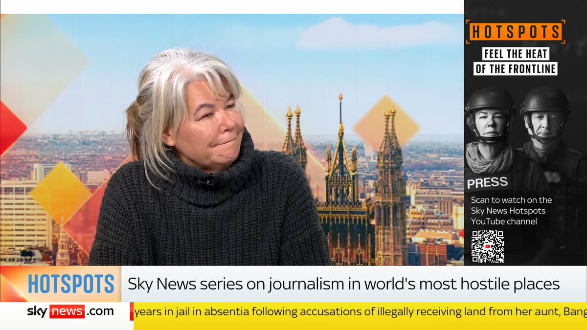 'That is still my lifetime ambition - to get into Gaza at some stage again' Special correspondent Alex Crawford says Israel's blanket ban on foreign journalists entering Gaza gives 'journalists and the wider world a huge disservice'