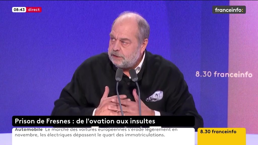 🔴 De l'ovation aux insultes ➡️ "Je pense que le sens de l'effort n'est pas un sens interdit. Comme certains avocats, quand j'ai pris un certain nombre de décisions, ont dit : il nous a trahis. Je n'étais plus avocat, j'étais devenu garde des Sceaux", dit Éric Dupond-Moretti