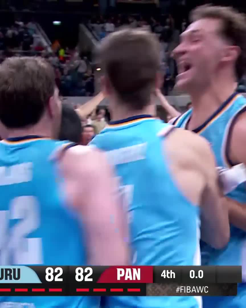Así ha ganado Uruguay a Panamá en el último segundo 🥶 #FIBAWC | #StepItUp