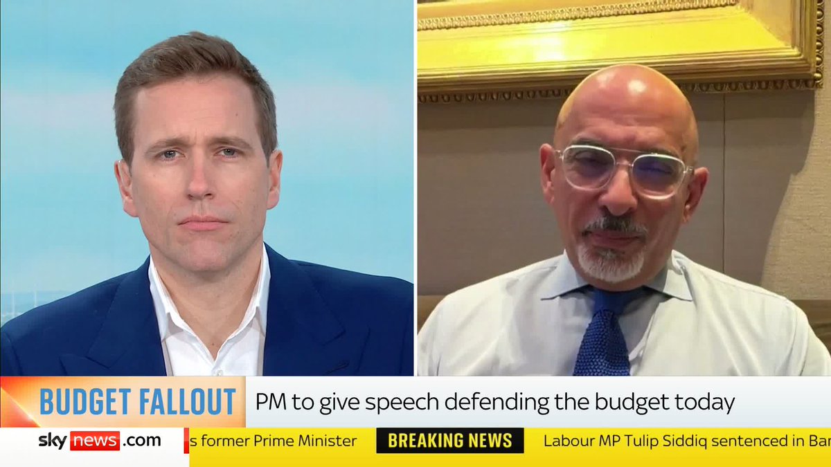 🗣️ 'I don't think the chancellor does politics very well... I watched her interviews over the weekend, and at times she looked spooked and haunted' Former Chancellor Nadhim Zahawi tells Wilfred Frost how he thinks Rachel Reeves has done following on from her budget