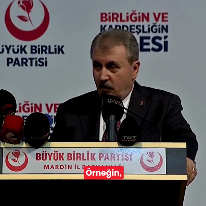 Mustafa Destici'nin tepki çeken sözleri: