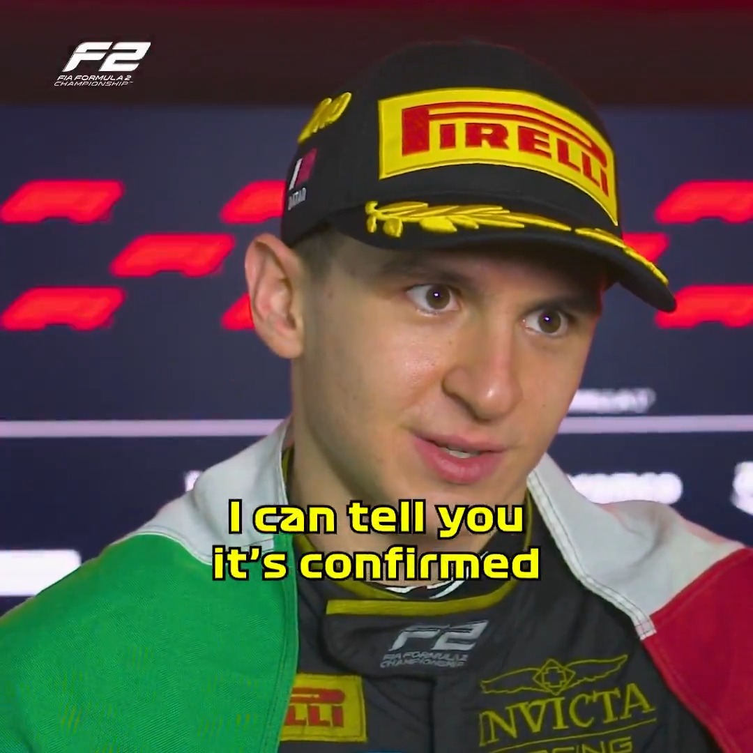 Future talk from Fornaroli 💬👀 What’s next for the 2025 #F2 champion? 🤔 #QatarGP