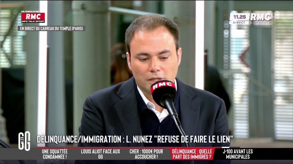 👮‍♀️ Laurent Nuñez « refuse de faire le lien » entre immigration et délinquance 🗣️ Charles Consigny : "Il faut que Nuñez fasse un tour en comparution immédiate... Dans la délinquance et la criminalité en France, il y a beaucoup de mis en cause qui sont étrangers !" #GGRMC