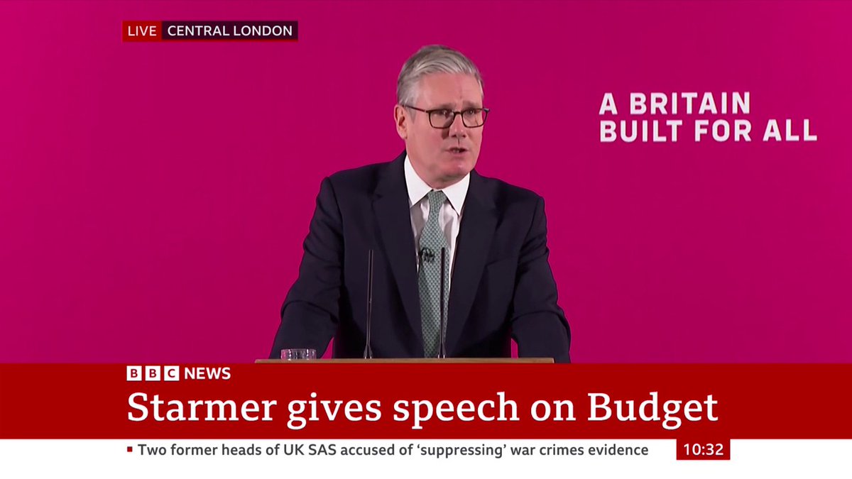 "Tax rises do make life harder for people, I understand that, it's obvious and I'm not going to pretend that there aren't alternatives, politics is always about making choices," PM Keir Starmer says Follow live: