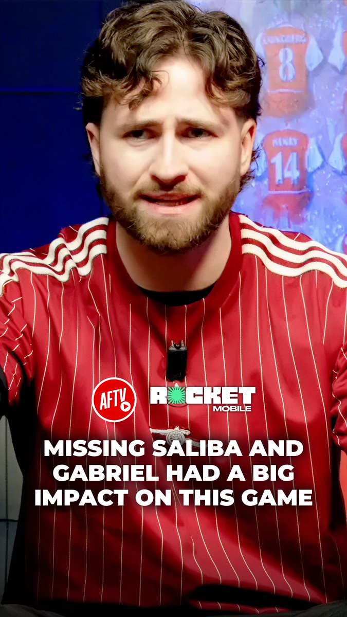 If Saliba and Gabriel played yesterdayโฆ ๐๐จ ๐ฐ๐ ๐ฐ๐ข๐ง ๐ญ๐ก๐๐ญ ๐ ๐๐ฆ๐? ๐ค Get unlimited data, calls, and texts for just ยฃ16 a month! Switch now to Rocket Mobile ๐ #ad UK only. T&Cs apply. #CHEARS #MatchDayLive #Saliba