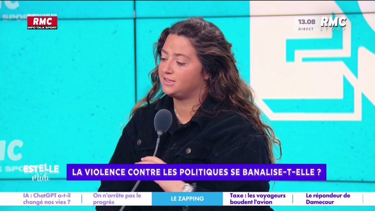 💥 Agression/Bardella 🎙️ Elise Goldfarb : "Ça me choque pas ! C'est un sujet qui est mis sur la table juste car c'est un candidat du RN et qu'il y a un amour autour du RN que je ne comprends pas... Ça fait 50 ans qu'il y a des politiciens qui prennent des œufs !" #EstelleMidi
