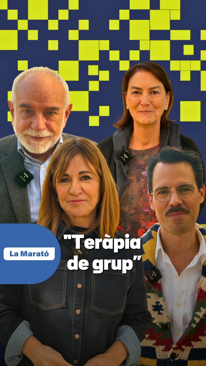 🚨 INÈDIT | Primeres reaccions de la periodista Núria Bacardit, el dissenyador Juan Avellaneda, l’actor Pep Anton Muñoz i la presentadora Fina Brunet, després d’haver compartit una trobada per explicar la seva experiència amb el càncer. La podreu gaudir sencera el 14 de desembre vinent… el dia de La Marató! 🙌 Fes el teu donatiu: 💪 Fes equip amb #LaMarató3Cat