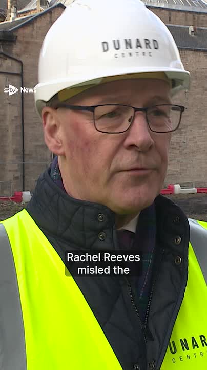 John Swinney has said Rachel Reeves has 'very clearly' misled the public over the state of the UK’s finances ahead of the Budget.