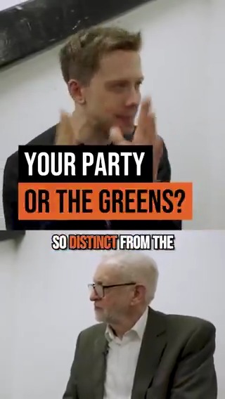 Does Your Party offer something different to the Green Party? Here's what Jeremy Corbyn had to say.