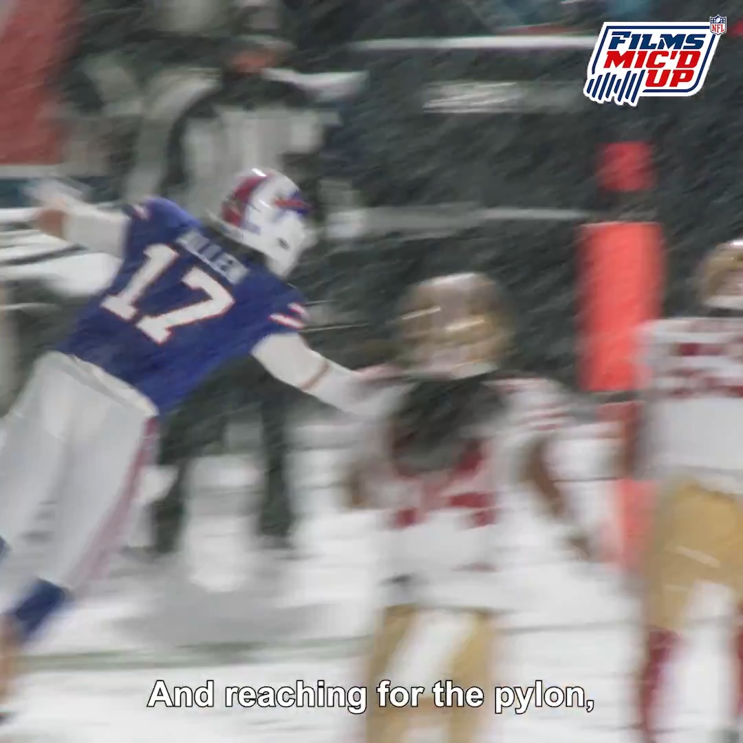 "I got a receiving touchdown?" 1 year ago today, @JoshAllen broke fantasy football scoring 😂