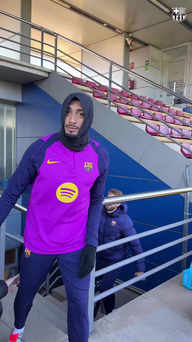 Last training session before #BarçaAtleti ⚔️