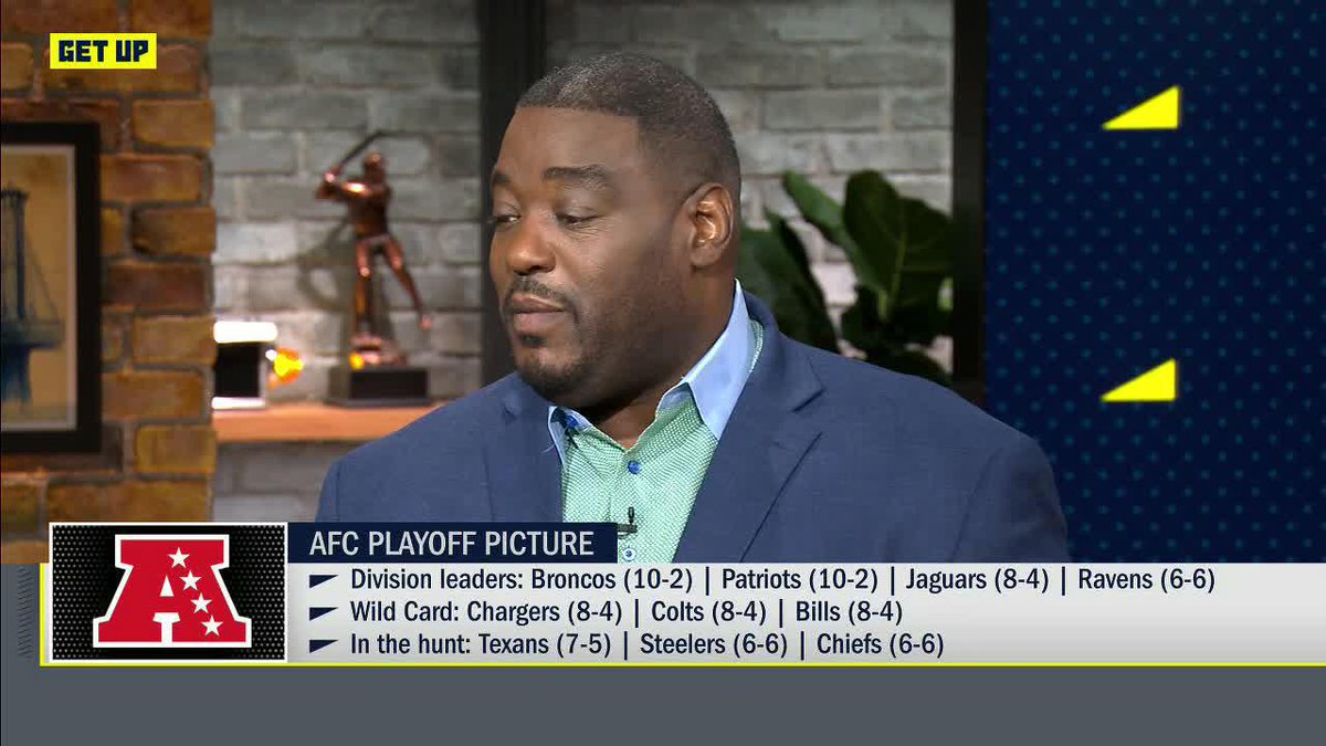 .Damien Woody doesn't believe the Broncos are the best team in the AFC because he "doesn't trust the quarterback" 👀