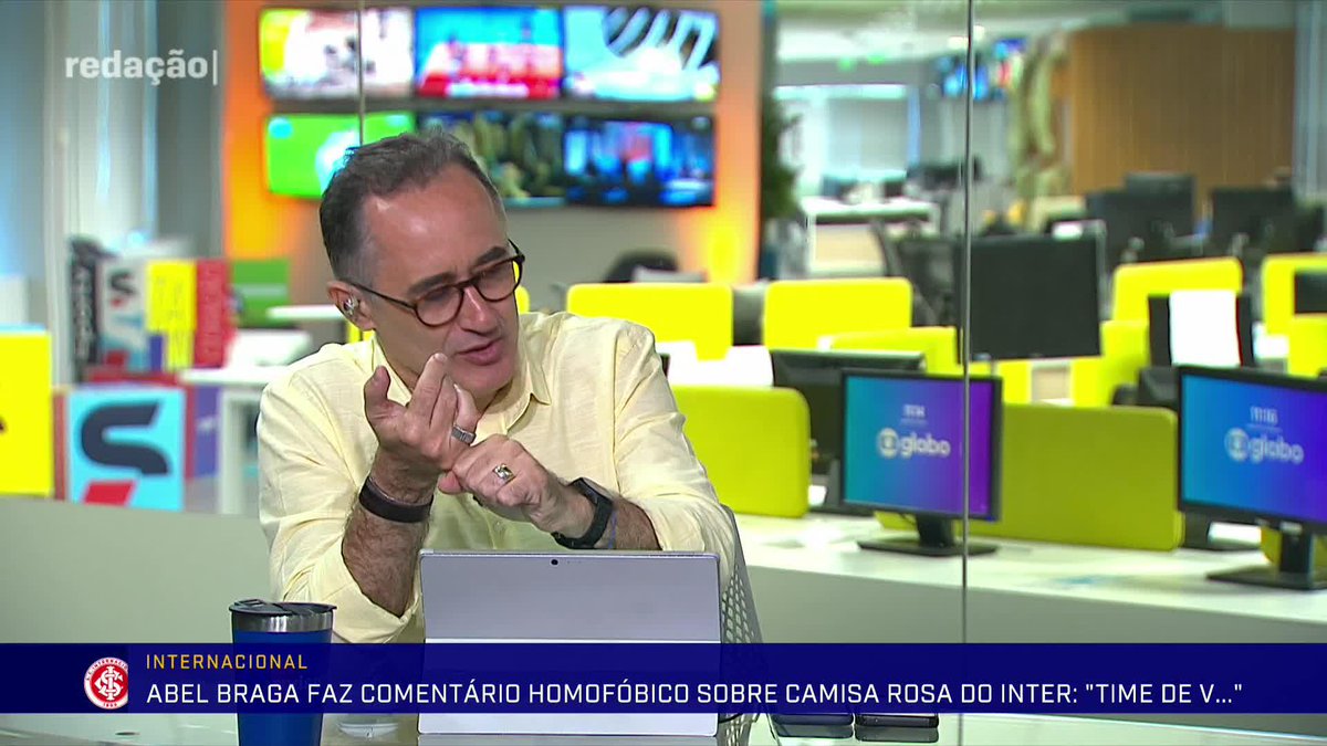 Bancada do #RedaçãoSportv debate fala de Abel Braga: "A declaração já é homofóbica por si só, mas a declaração traz mais um erro"