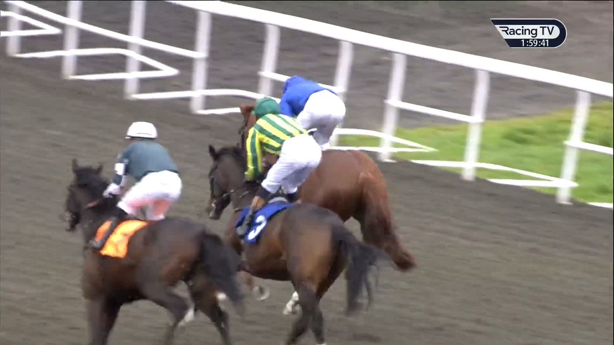 "The further he goes, the better he looks" King's Trail makes a nice start to his career taking home the prize in the Unibet EBF Novice Stakes under William Buick for Charlie Appleby👀 William Buick |
