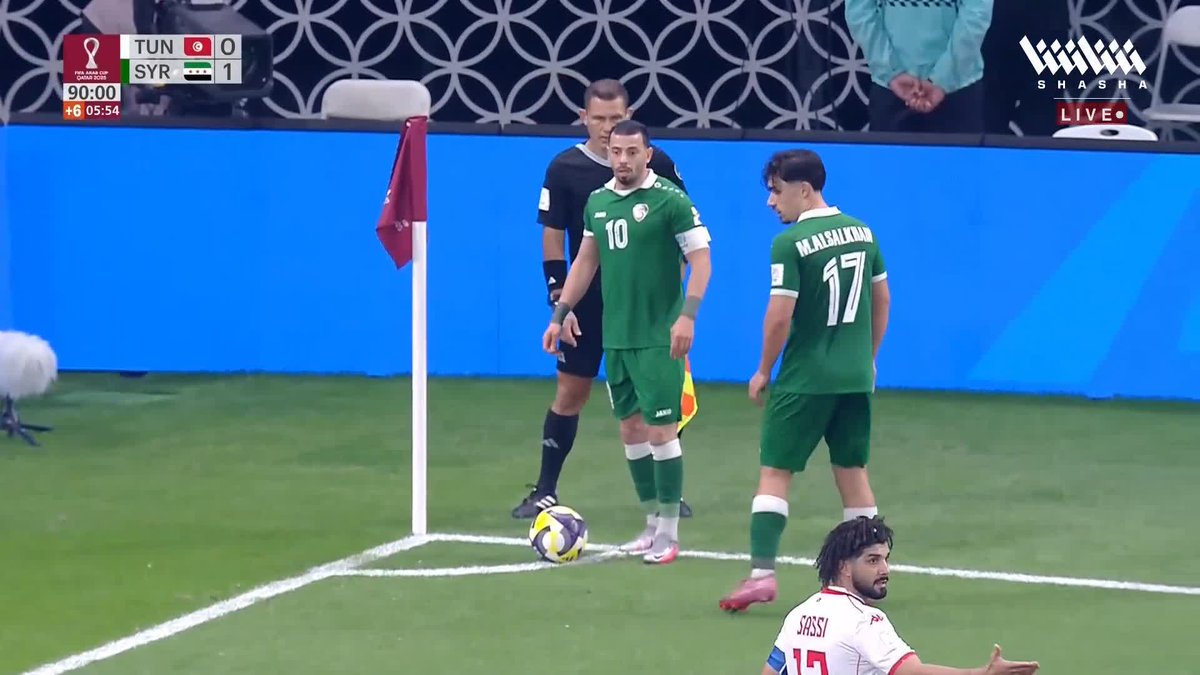 🚨🚨🚨🚨🚨🚨🚨🚨🚨 للتاريخ!!!! منتخب سوريا 🇸🇾 ينتصر في افتتاح مباريات كأس العرب بـهدف نظيف عن طريق عمر خربين 💚⚽️