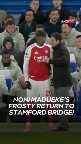 Get in the Christmas spirit by watching back Noni Madueke's FROSTY return to Stamford Bridge! 👀❄️