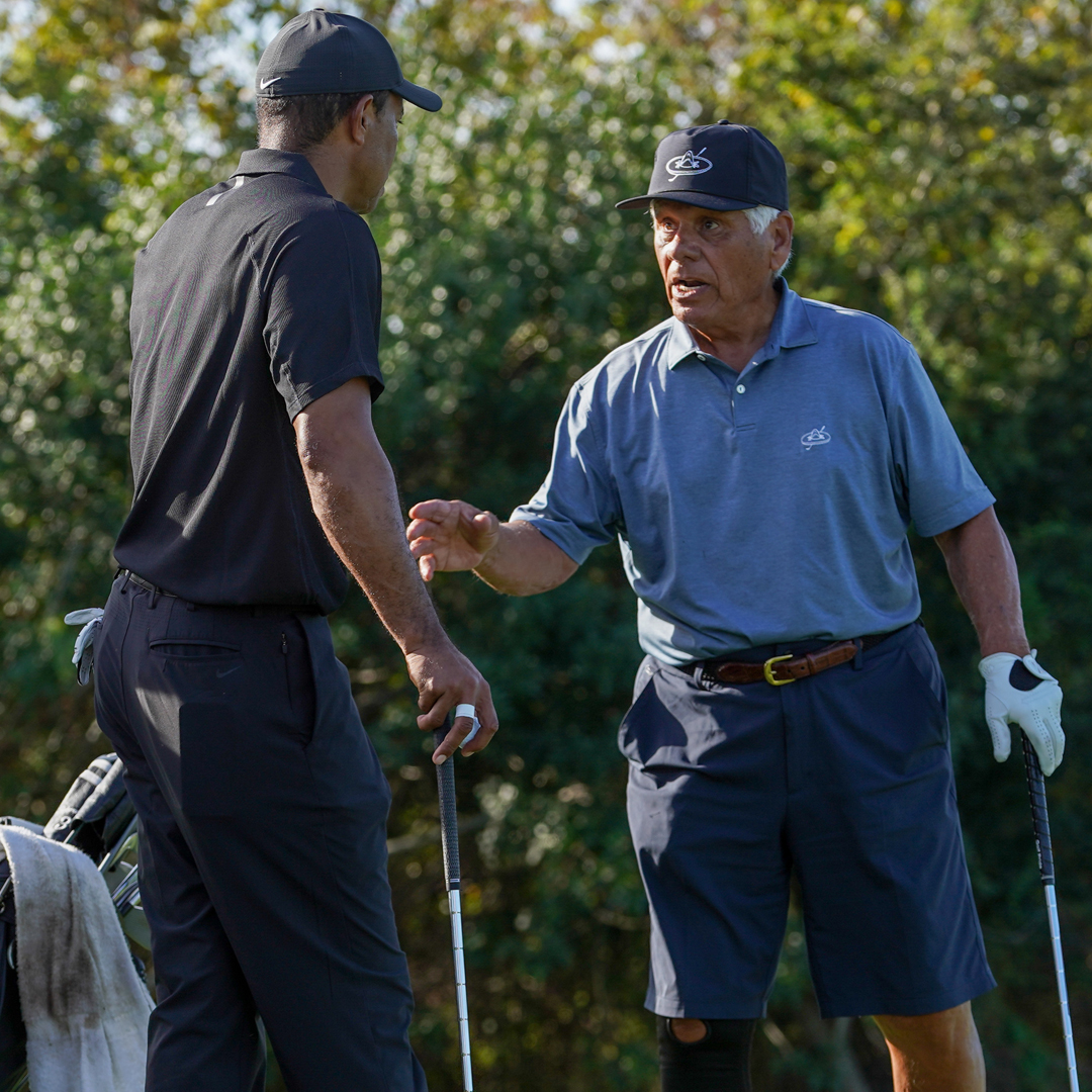 As it’s Lee Trevino’s birthday today, here he is giving a ball striking clinic to Tiger Woods and a young Charlie a few years ago. This is iconic. I could listen to Trevino talk about golf all day long!