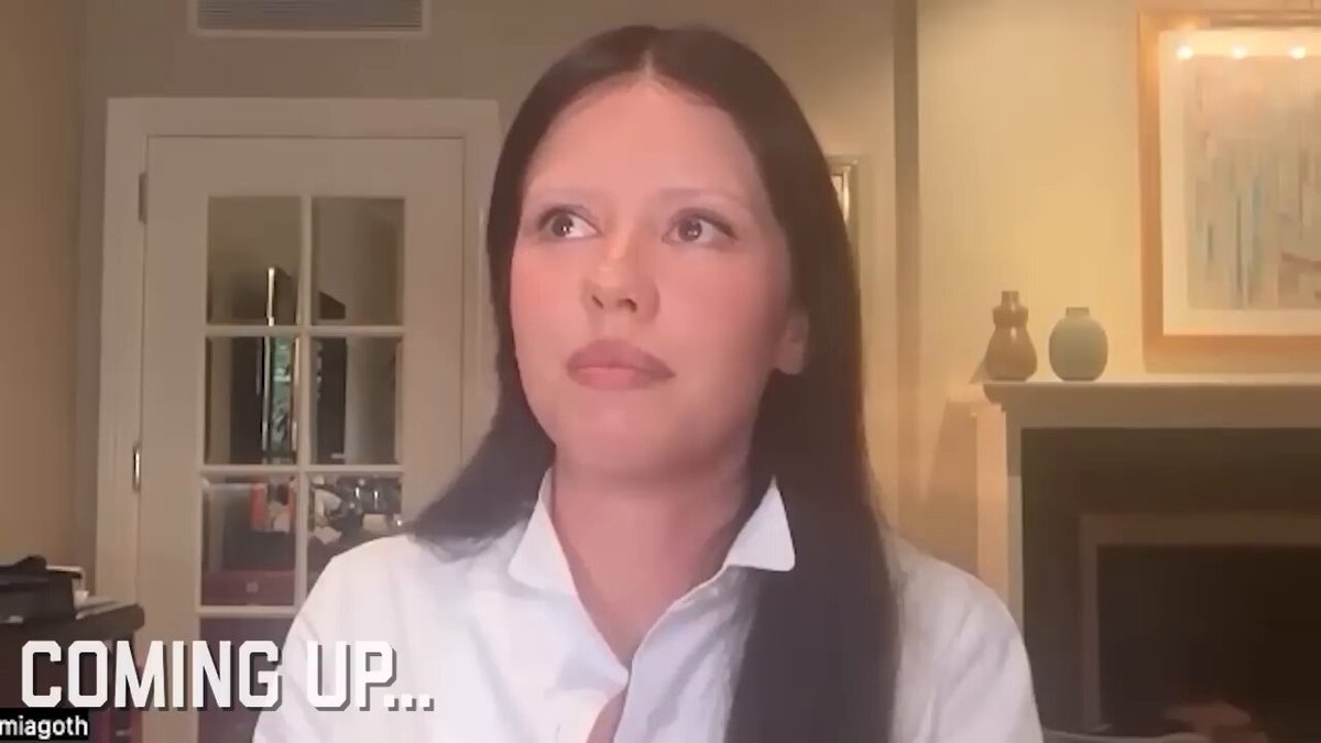 Mia Goth says she would listen to Eminem's 'Lose Yourself' before going into an audition room :