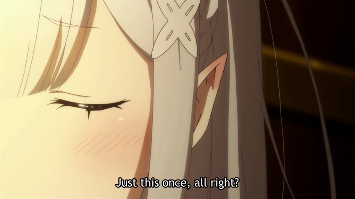 Subaru truely suffered a lot ,he couldn't even convey the difficulties he faced and broke down when Emilia let him sleep on her lap 😭😭💔💔 #rezero