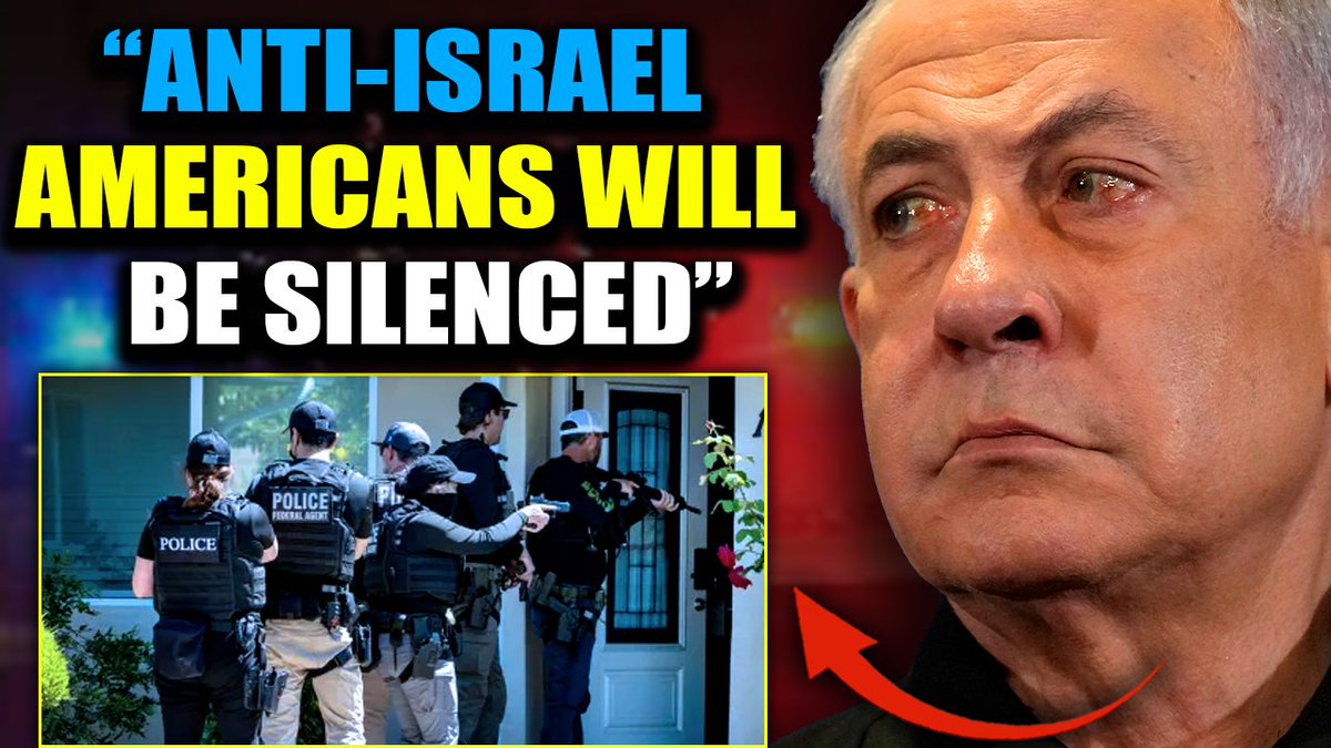 🚨 Netanyahu Orders FBI To Jail Americans Who Post 'Hate Crimes Against Israel' Benjamin Netanyahu just declared war on Americans. He said it himself: social media - your voice, your thoughts, your memes - is now Israel's battleground. That means YOU are the enemy combatant in their eyes.