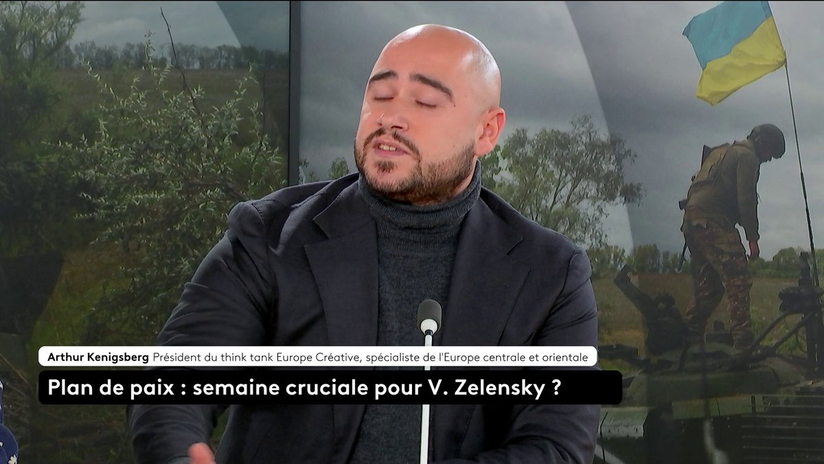 🔴 🗣️ Plan de paix pour l'Ukraine : "Emmanuel Macron représente pour les Ukrainiens et pour Volodymyr Zelensky le leadership en Europe, en ce qui concerne les garanties de sécurité", selon Arthur Kenigsberg, président du think tank Europe Créative. #ToutEstPolitique #Canal16