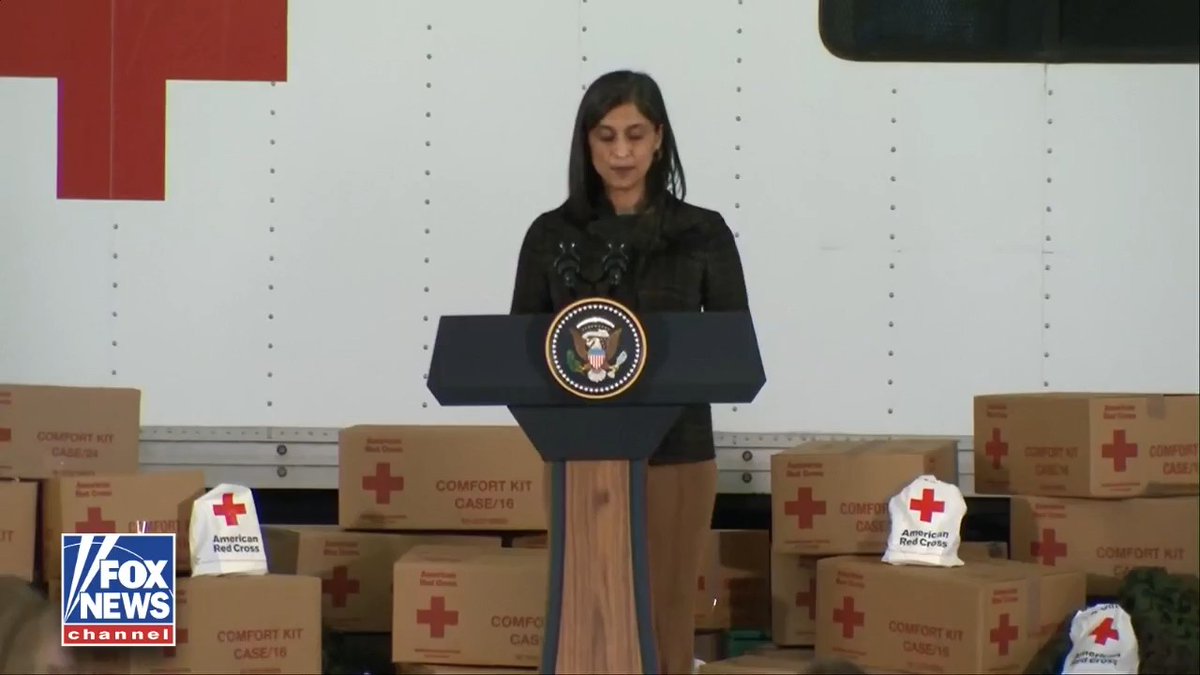 NEW: Second Lady Usha Vance steps up to introduce First Lady Melania Trump at a special Red Cross holiday celebration.