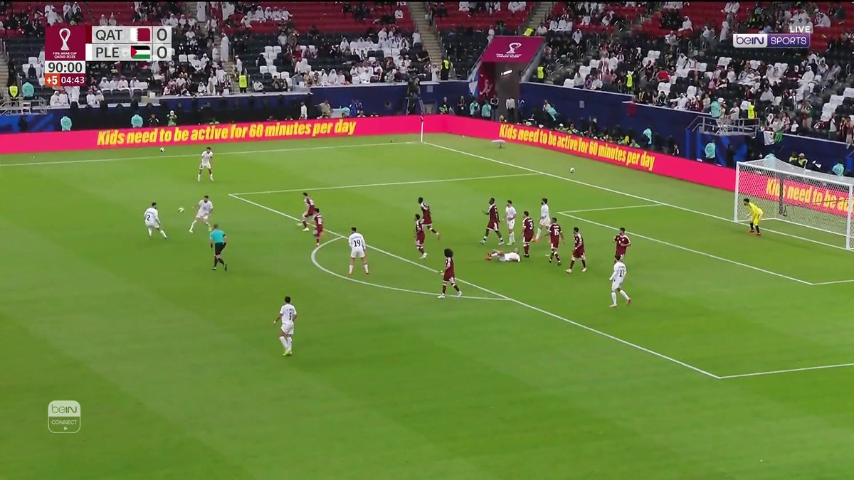 فلسطين تسجّل هدف الفوز في اللحظات الأخيرة! #كأس_العرب | #كأس_العرب2025 #FIFAArabCup | #ArabCup2025