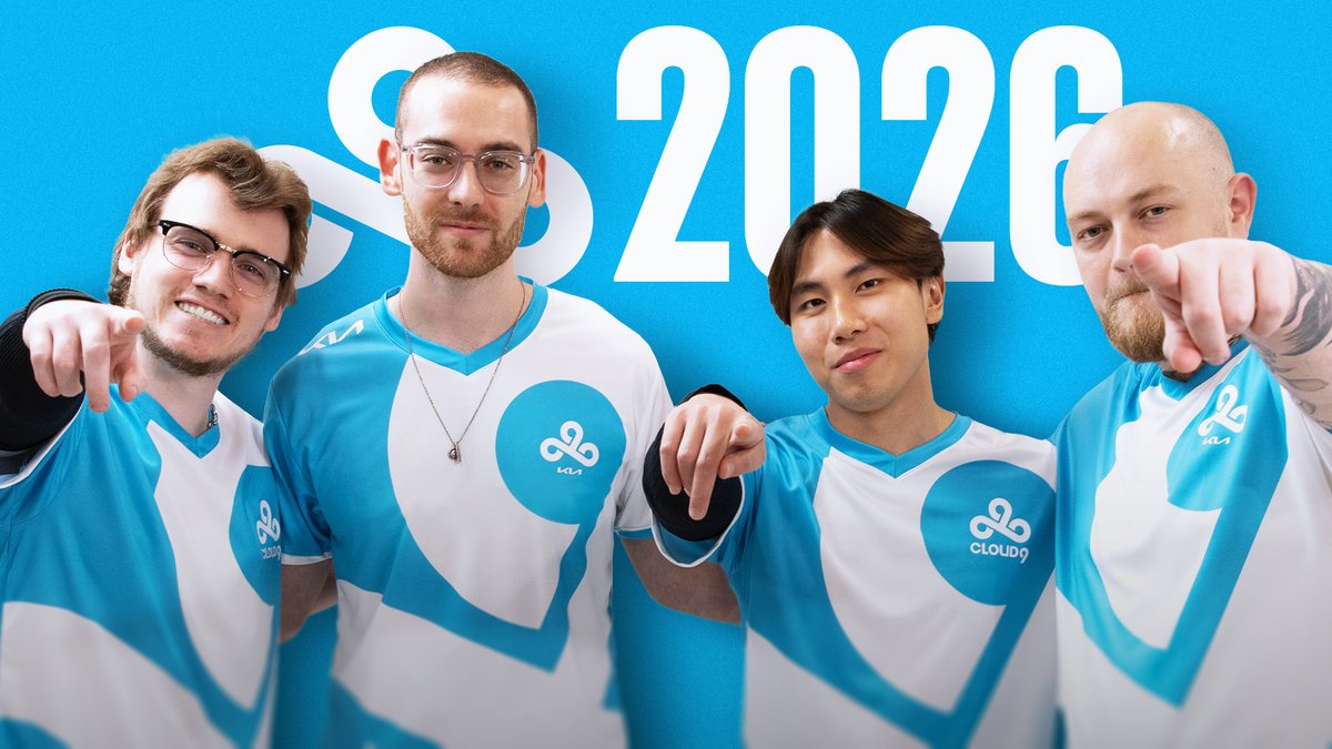 The future is blue and white The Cloud9 2026 Pro Kit is here