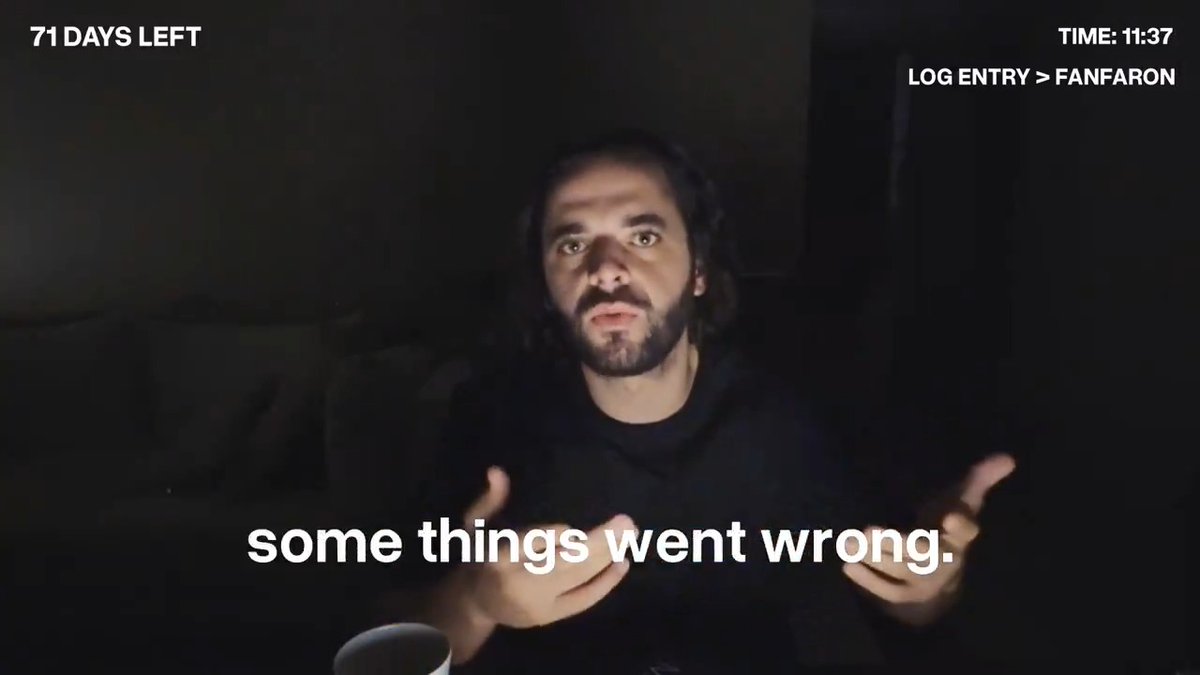 Fuck the perfect plan. You can make every right decision and still fail. The outcome is out of your hands. Day 7.