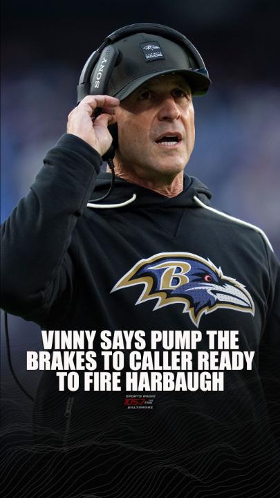 When a caller, who claims to have been a John Harbaugh apologist, says he's ready for the Ravens to fire their head coach, Vinny Cerrato tells him to put on the brakes. Vinny then offers a more glaring reason for Baltimore's struggles than coaching.