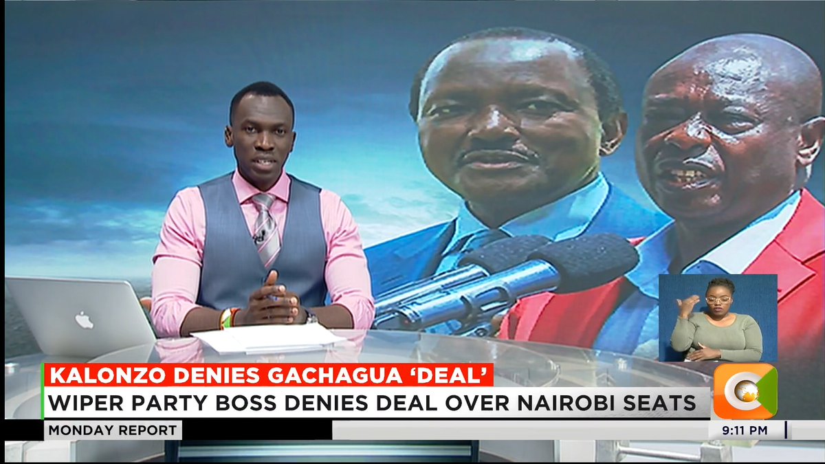Kalonzo Denies Gachagua ‘Deal’ Wiper Party boss denies deal over Nairobi seats Gachagua claimed Wiper would back DCP in 16 of 17 seats DCP also to get governor, senate, and woman rep ticket Gachagua says Kariobangi win shows DCP strength #CitizenMondayReport