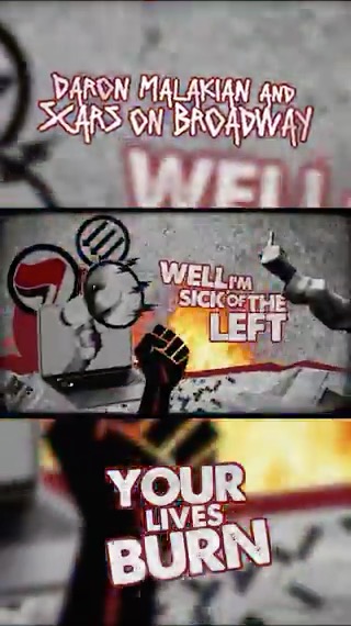 I’m sick of the left and I’m sick of the right!!! 🖕😎🖕 Cancel me, I don’t give a fuck… Watch the full visualizer for “Your Lives Burn” at: