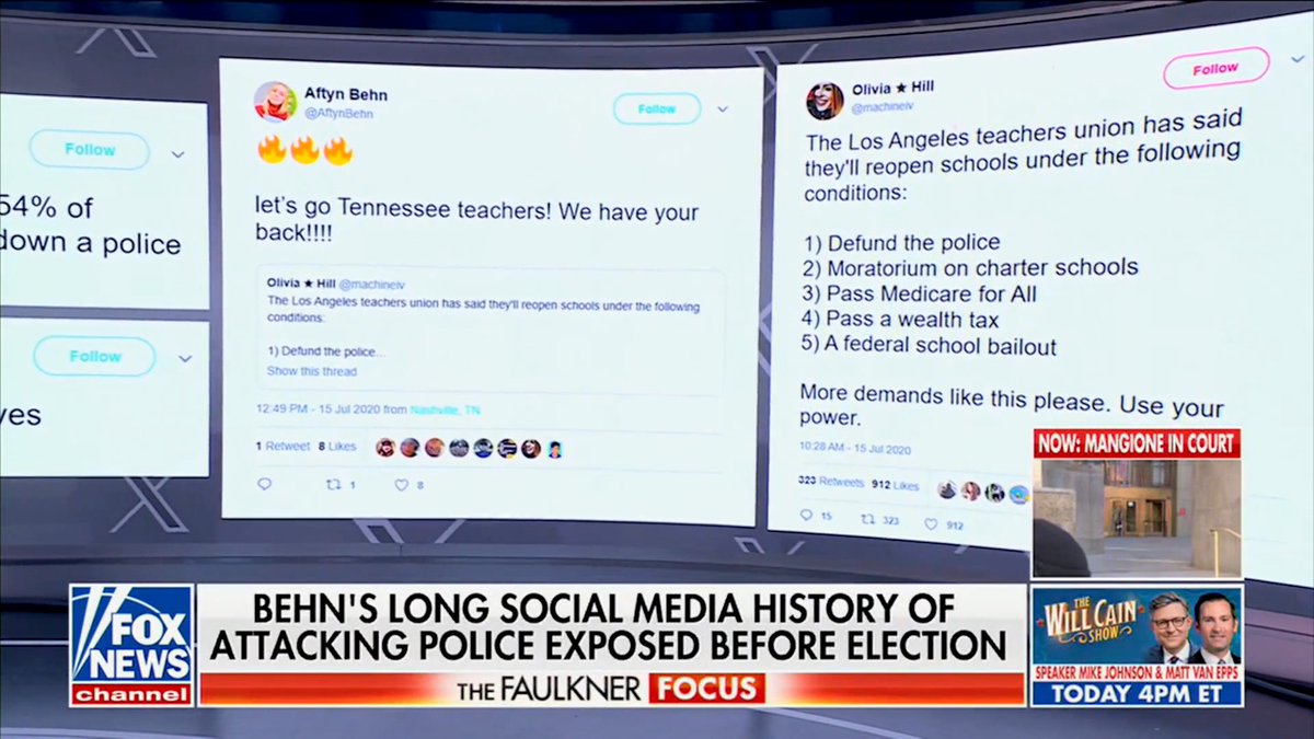 “Behn also has a mile-long social media history of attacking the police.” Tennessee, only you can stop Aftyn Behn's radical agenda. GET OUT AND VOTE TOMORROW!