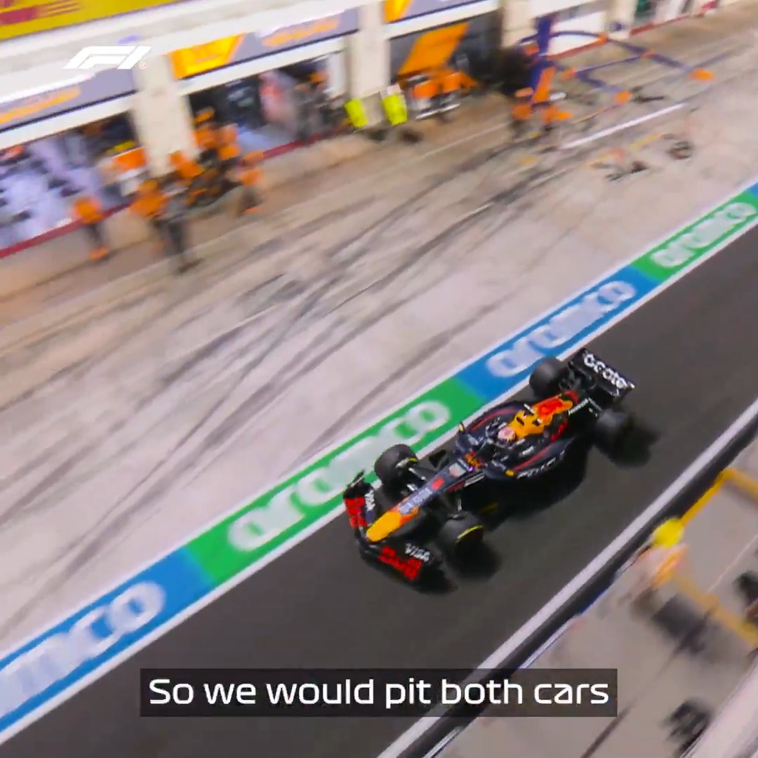 The decision of the race! 👏 Hannah Schmitz, Red Bull's Principal Strategy Engineer, explains just how the team's crucial Safety Car decision happened 👇 #F1 #QatarGP